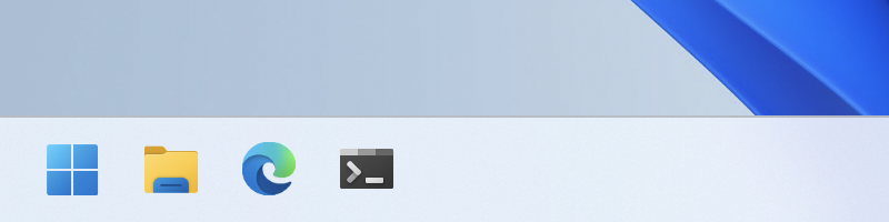 Pinned apps in the Windows 11 taskbar