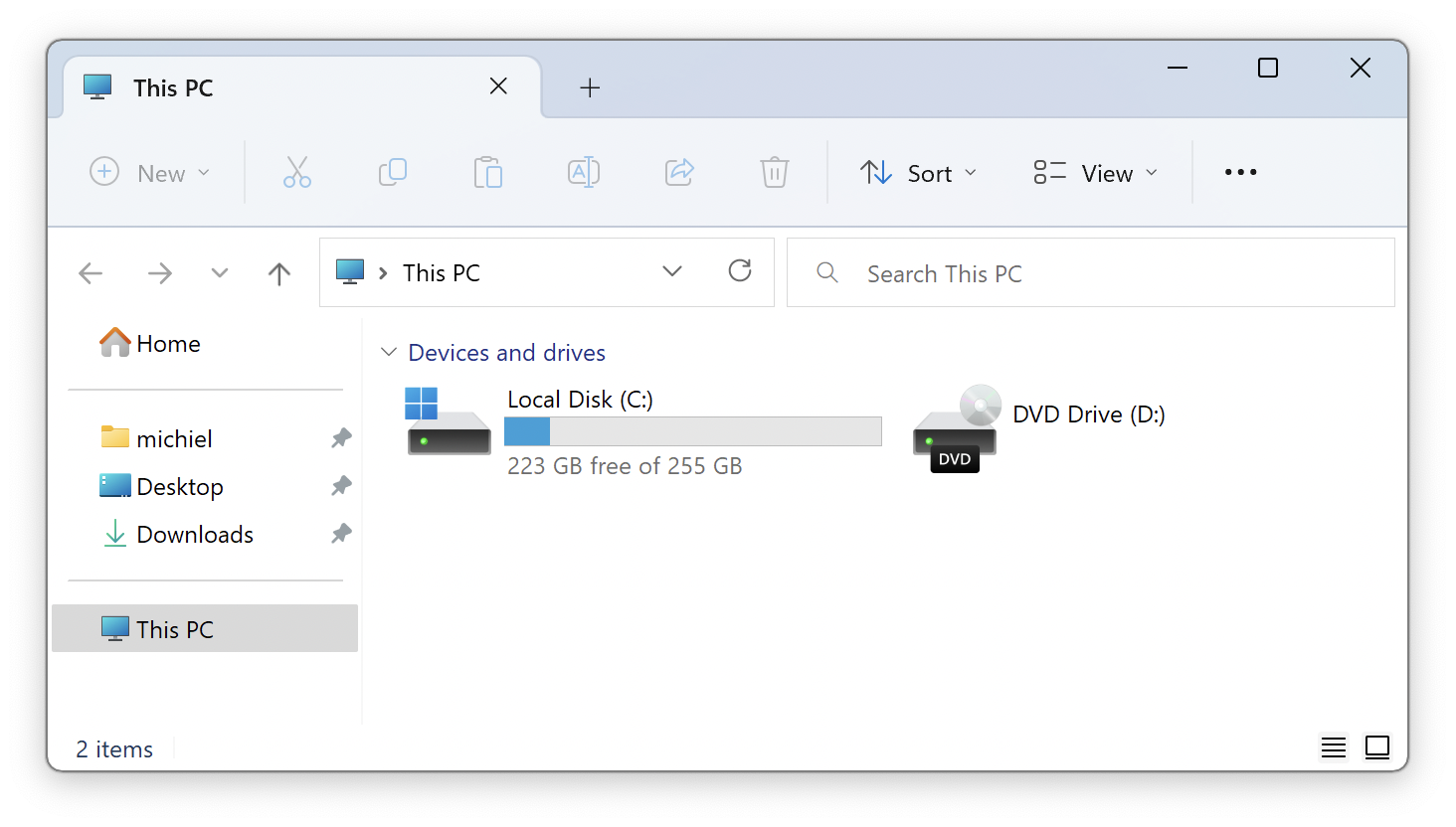 Windows Explorer in Windows 11