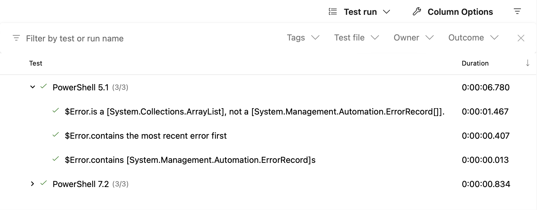 Pester test results as 'live' PowerShell documentation